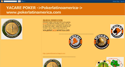 Desktop Screenshot of pokerlatinoamerica.blogspot.com