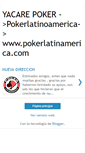 Mobile Screenshot of pokerlatinoamerica.blogspot.com