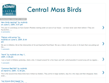 Tablet Screenshot of centralmassbirds.blogspot.com