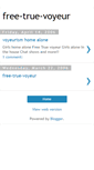 Mobile Screenshot of free-true-voyeur.blogspot.com