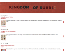 Tablet Screenshot of kingdomofrubble.blogspot.com