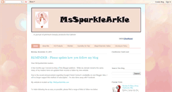 Desktop Screenshot of mssparklearkle.blogspot.com
