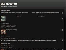 Tablet Screenshot of dlbrecords.blogspot.com