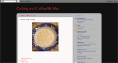 Desktop Screenshot of cookingandcraftingmyway.blogspot.com