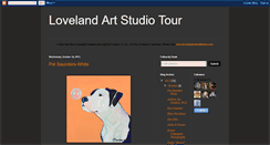 Desktop Screenshot of lovelandartstudiotour.blogspot.com