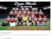 Tablet Screenshot of bayernmunchen-livestream.blogspot.com