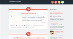 Desktop Screenshot of lahoremassacre.blogspot.com