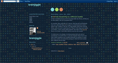 Desktop Screenshot of brainjiggle.blogspot.com