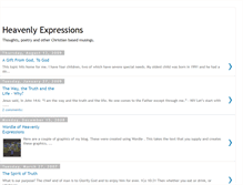 Tablet Screenshot of heavenlyexpressions.blogspot.com