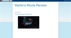 Desktop Screenshot of martinsmoviereview.blogspot.com