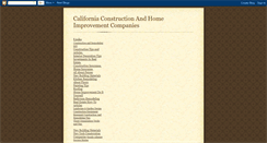 Desktop Screenshot of california-construction.blogspot.com