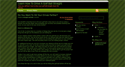 Desktop Screenshot of learnhowtodriveagolfballstraight.blogspot.com