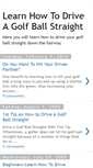Mobile Screenshot of learnhowtodriveagolfballstraight.blogspot.com