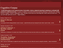 Tablet Screenshot of cognitivecorpus.blogspot.com
