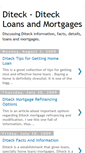 Mobile Screenshot of diteckloans.blogspot.com