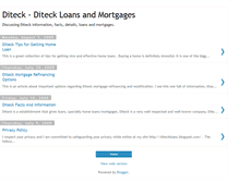 Tablet Screenshot of diteckloans.blogspot.com