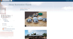 Desktop Screenshot of divinerestorationchurch.blogspot.com
