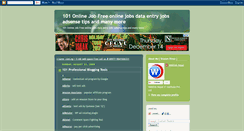 Desktop Screenshot of 101onlinejob.blogspot.com