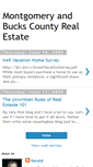 Mobile Screenshot of montgomeryandbuckscountyrealestate.blogspot.com