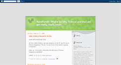 Desktop Screenshot of nanopundit.blogspot.com