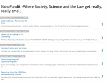 Tablet Screenshot of nanopundit.blogspot.com