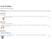 Tablet Screenshot of creatudieta.blogspot.com