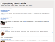 Tablet Screenshot of loquepasa-y-loquequeda.blogspot.com