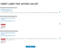 Tablet Screenshot of creditcardsanyonecanget.blogspot.com