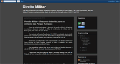 Desktop Screenshot of direitosdomilitar.blogspot.com