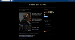 Desktop Screenshot of diosasmetaleras.blogspot.com