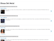 Tablet Screenshot of diosasmetaleras.blogspot.com