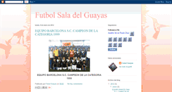 Desktop Screenshot of futsalguayas.blogspot.com