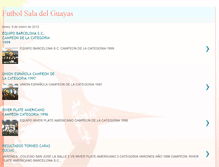 Tablet Screenshot of futsalguayas.blogspot.com