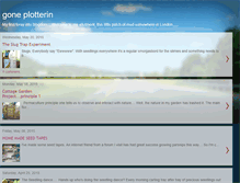 Tablet Screenshot of goneplotterin.blogspot.com