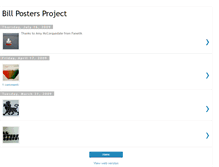 Tablet Screenshot of billpostersproject.blogspot.com