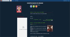 Desktop Screenshot of chistesbajosengrasas.blogspot.com