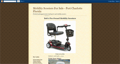 Desktop Screenshot of mobilityscooters-seniors.blogspot.com