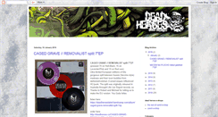 Desktop Screenshot of deadheroeslabel.blogspot.com
