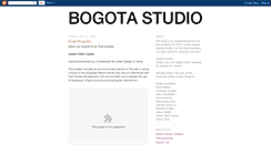 Desktop Screenshot of bogotastudio.blogspot.com