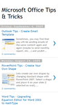 Mobile Screenshot of microsoftofficetipstricks.blogspot.com