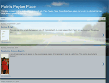 Tablet Screenshot of palinpeytonplace.blogspot.com