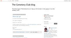 Desktop Screenshot of cemeteryclub.blogspot.com