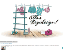 Tablet Screenshot of ellasdigidesign.blogspot.com