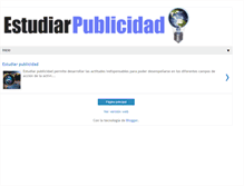 Tablet Screenshot of estudiarpublicidad.blogspot.com