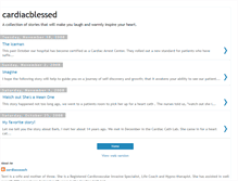 Tablet Screenshot of cardiacblessed.blogspot.com