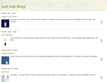 Tablet Screenshot of justaddbling.blogspot.com
