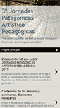 Mobile Screenshot of 3jornadasartisticopedagogicas.blogspot.com