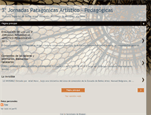 Tablet Screenshot of 3jornadasartisticopedagogicas.blogspot.com