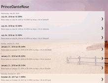 Tablet Screenshot of princedanterose.blogspot.com