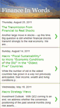 Mobile Screenshot of financeinwords.blogspot.com